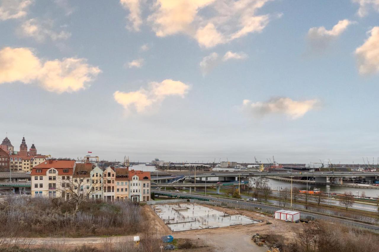 Appartamento Old Town Szczecin Blue Esterno foto